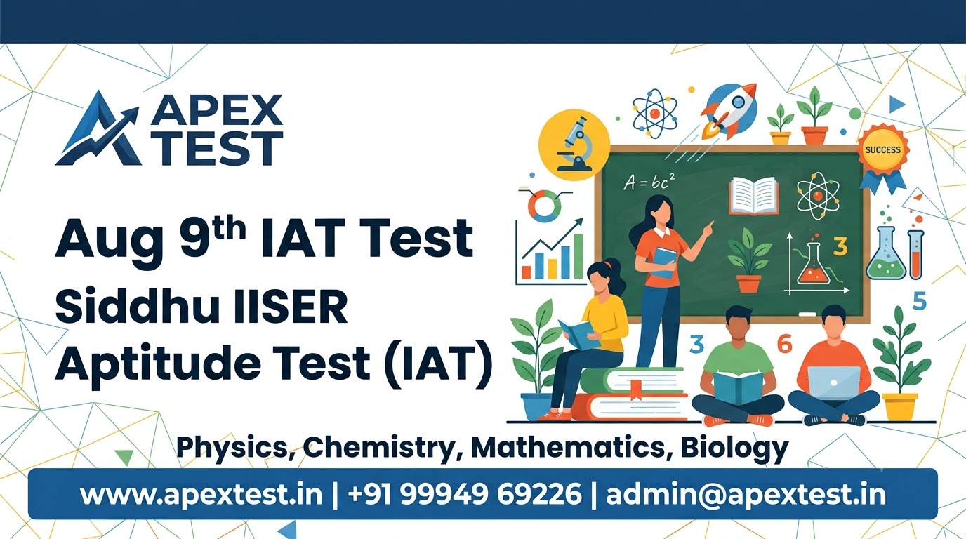 Aug 9Th Iiser Aptitude Test (Iat)