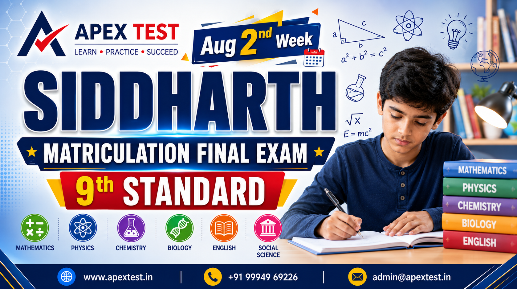 Annual Exam Matriculation (Siddhu)